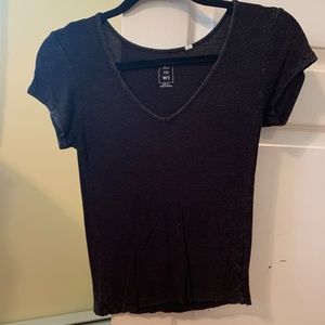 Dark Gray V-Neck T-Shirt